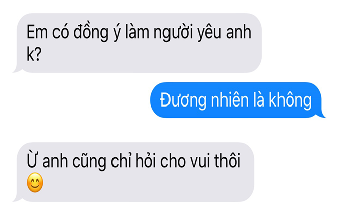 Tỏ tình thất bại, nói gì cho "ngầu"?