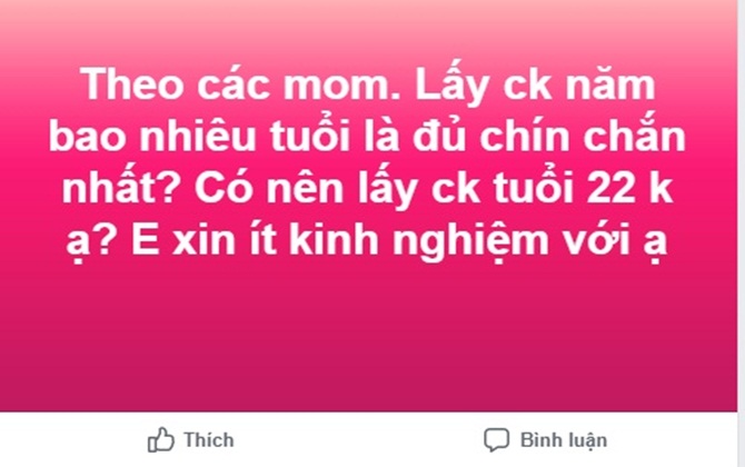 Theo các mẹ, lấy chồng năm bao nhiêu tuổi là đủ chín chắn?