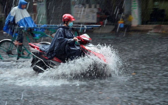 Dự báo thời tiết 4/5: Bắc Bộ mưa to ở nhiều nơi, Hà Nội mưa rào, một số nơi có dông to