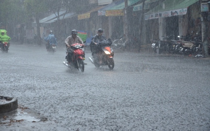 Dự báo thời tiết ngày 5/5: Mưa dông diện rộng ở Tây Nguyên, Nam Bộ