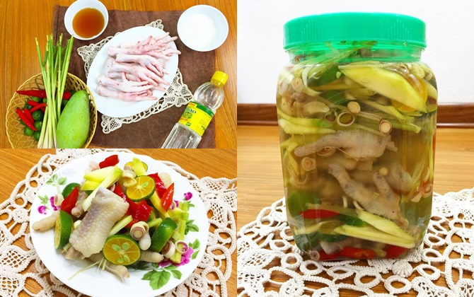 Đang mùa xoài, tội gì không thử món chân gà ngâm xoài chua ngọt cực lạ miệng này nhỉ?