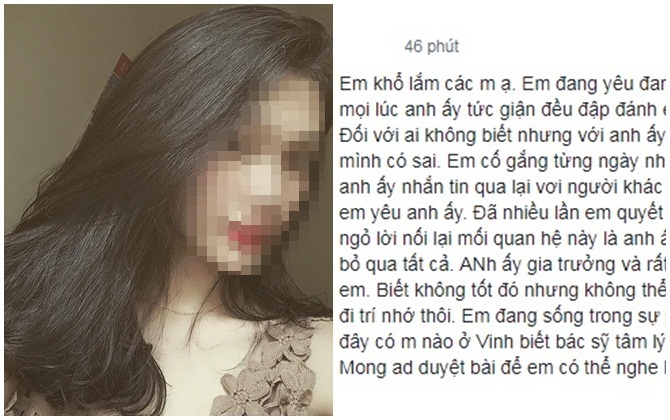 Than khổ vì bạn trai gia trưởng, lăng nhăng, hay đánh đập và coi thường mình nhưng nàng hot girl cứ như ăn phải "bùa mê thuốc lú" không dứt ra nổi