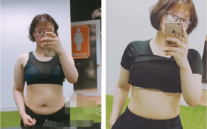 Giảm 7kg trong 2 tháng, mẹ 9x béo ục ịch đã lấy lại body thon gọn, mỡ từ mặt cho tới chân đều tiêu biến