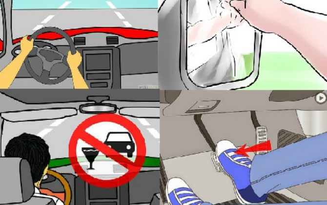 Dễ giật mình, mất bình tĩnh, chị em hãy nhớ 5 QUY TẮC VÀNG khi lái xe ô tô là sẽ được tránh được mối họa “xe điên”