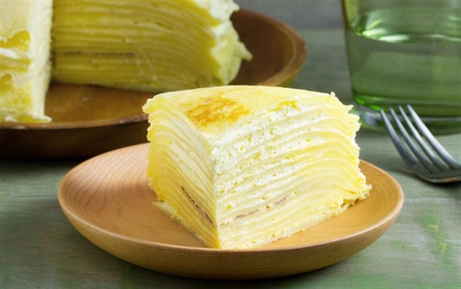 Bánh crepe sầu riêng dễ làm, thơm ngon khó cưỡng