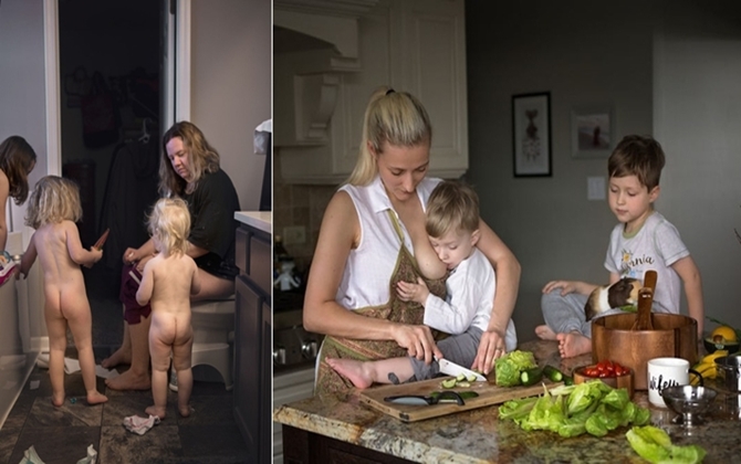 Chùm ảnh TIẾT LỘ CHÂN THỰC nhất góc khuất mỗi ngày của những bà mẹ