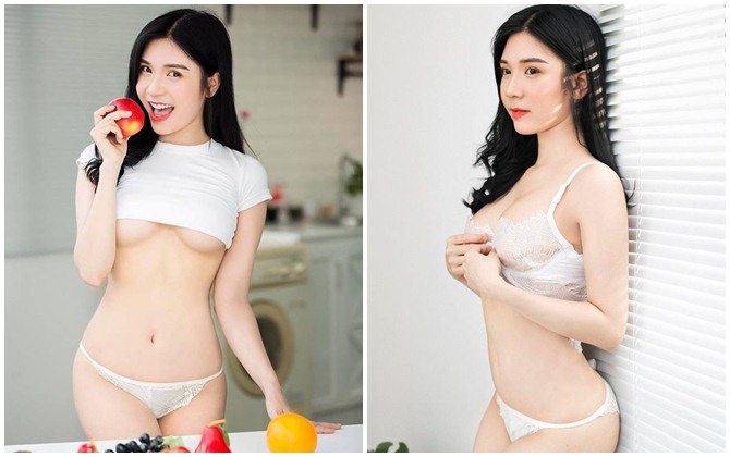 Trọn bộ hình bikini KHÔNG THỂ NÓNG HƠN của Thanh Bi 'Người Phán Xử'