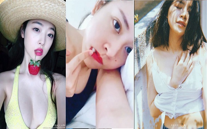 Chẳng thua gì 'gái hư' Sulli (fx), Chi Pu ở nhà cũng bôi son và diện đồ hờ hững sexy khó cưỡng thế này đây