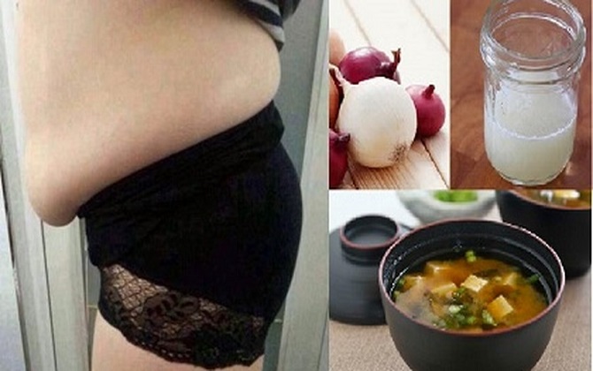 Bụng như có thai 6 tháng, lấy ngay hành tây và làm điều này, giảm 5kg trong 5 ngày