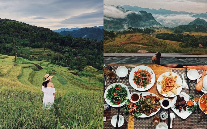 Pù Luông đang rất đẹp mùa lúa chín, chỉ cần 2 ngày 1 đêm với chi phí 1 triệu là đủ rong chơi