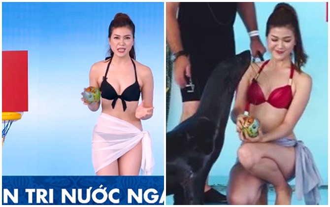 Hoa khôi mặc bikini dẫn World Cup: 'Rất buồn khi đọc bình luận'