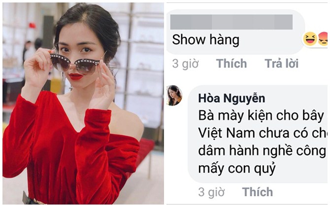 Bị antifan bình luận "show hàng", Hòa Minzy phẫn nộ đáp trả: "Bà kiện cho giờ, Việt Nam chưa cho phép mại dâm công khai nhé"