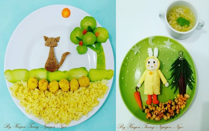 Mẹ Việt ở Indonesia mang cả thế giới truyện tranh vào từng bữa cơm của con