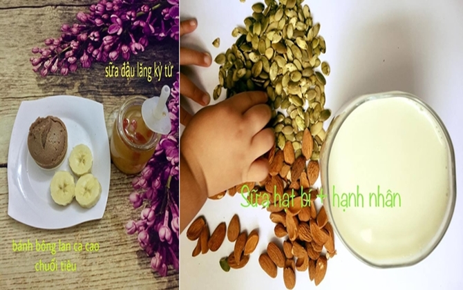 25 công thức sữa hạt vừa giải khát ngày hè vừa bổ dưỡng, giúp bé tăng chiều cao, lên cân đều đều