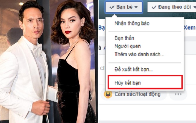 Hóa ra Hà Hồ - Kim Lý cũng "trẻ trâu" như bao cặp tình nhân khác: Hủy kết bạn khi chia tay, để làm gì?