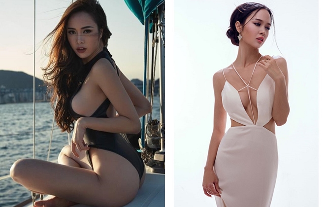 Vũ Ngọc Anh xứng đáng là ''quả bom sexy'' của Vbiz khi liên tục diện trang phục gợi cảm táo bạo