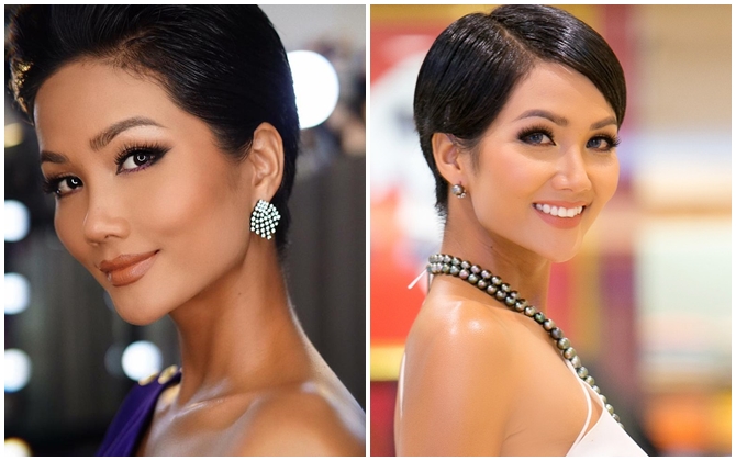 Góc mặt 3/4 đẹp xuất sắc là lợi thế giúp H'Hen Niê tỏa sáng tại Miss Universe 2018