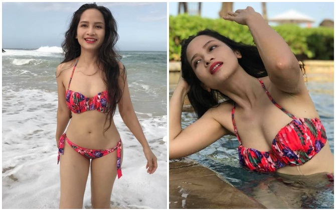 Lần đầu chụp ảnh bikini, diễn viên Diệu Thảo 'Phía trước là bầu trời' khiến fan tròn mắt