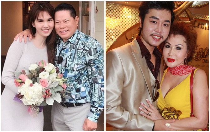 Kết cục của hai chuyện yêu bồ già đáng tuổi ông, tuổi mẹ trong showbiz việt: người yêu 7 năm, kẻ được 2 tháng