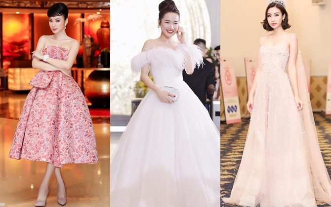 Angela Phương Trinh, Nhã Phương, Đỗ Mỹ Linh xinh như công chúa khi cùng lựa chọn những bộ cánh ngọt ngào lộng lẫy
