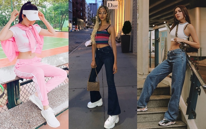 Street style tuần qua: Ngọc Trinh, Hoàng Thùy, Minh Tú đồng loạt diện crop top khoe eo thon