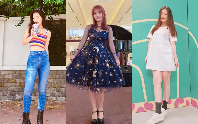 'Ngây ngất' với style trẻ trung ngọt ngào của mỹ nhân có vòng eo nhỏ nhất Vbiz Han Sara