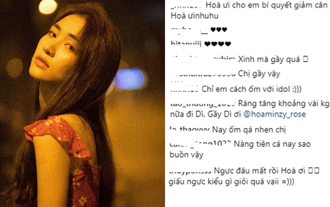 Đăng ảnh đẹp khoe dáng về 41kg, Hòa Minzy khiến fans xót xa vì xinh nhưng 'gầy đến thảm thương'