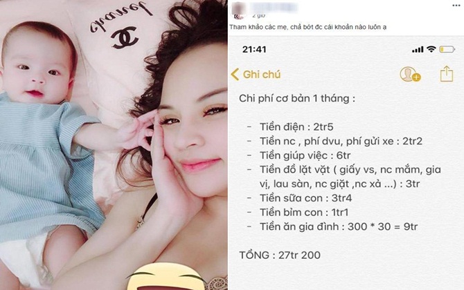 Chi tiêu nuôi con 30 triệu/tháng bị chị em chê "hoang", mẹ Hà Nội tiết lộ: Mình kiếm 200 triệu/tháng