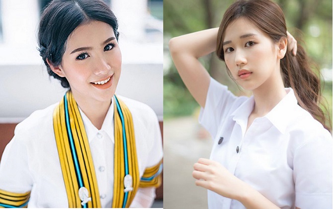 Nữ sinh Thái đến trường cũng trang điểm như đi tiệc