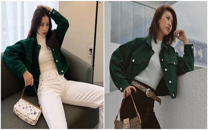 Không biết vô tình hay hữu ý mà Chi Pu và Quỳnh Anh Shyn diện street style đụng hàng nhiều nhất showbiz Việt