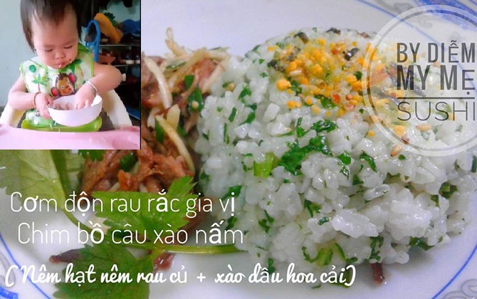 Mẹ 9X chia sẻ những BỮA CƠM HẤP DẪN, GIÀU DINH DƯỠNG cho con, bé ăn không biết chán là gì