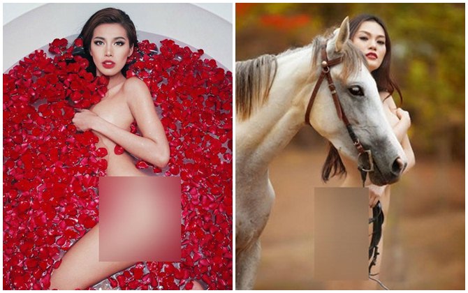 Trước Minh Tú, chân dài này gây sốc với bộ ảnh nude có 1 - 0 - 2 nhưng vẫn đi thi Hoa hậu, còn đạt giải "đặc biệt"