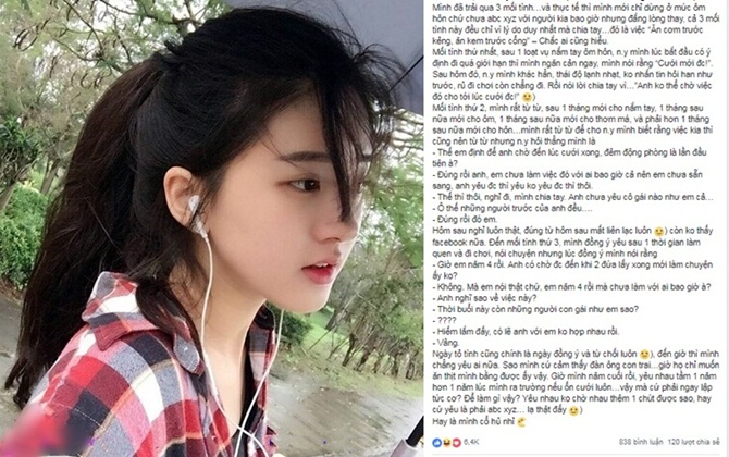 "Đàn ông con trai bây giờ họ chỉ muốn... "ĂN THỊT" con gái ngay luôn vậy?"