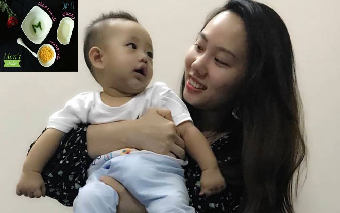 Trọn bộ thực đơn 30 ngày ăn dặm kết hợp của mẹ Vũng Tàu, mẹ khỏi phải vắt óc suy nghĩ mỗi ngày