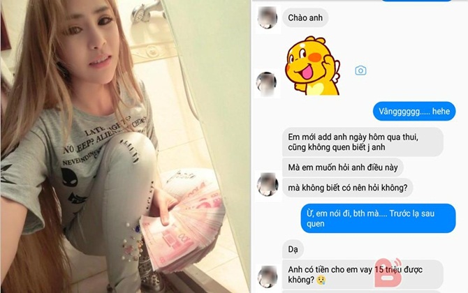 Gái xinh vừa nói chuyện lần đầu đã vội hỏi vay 15 triệu khiến chàng trai sợ 'chạy mất dép'