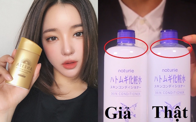 Kem chống nắng Anessa và lotion dưỡng ẩm Naturie không ngờ nhiều hàng giả đến vậy, và đây là cách để bạn nhận biết