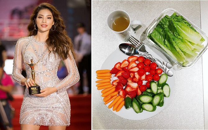 Muốn dáng đẹp, eo thon như Phạm Hương hãy ăn theo thực đơn này của cô ấy
