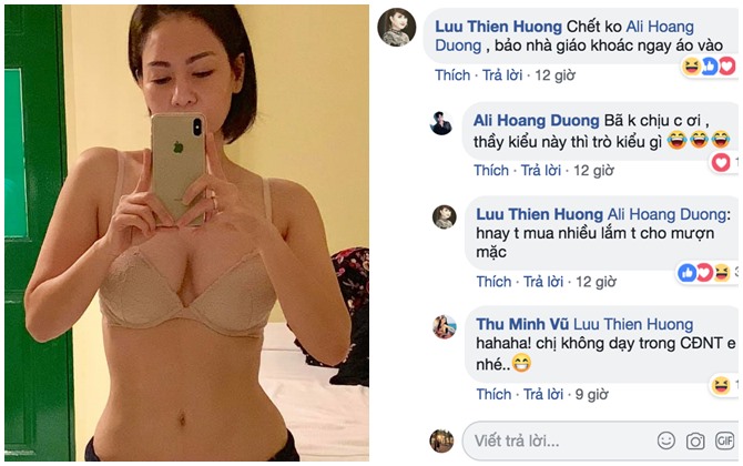 Thu Minh khoe vòng eo 'chấp hết các thể loại 56' nhưng phản ứng của Tóc Tiên và Lưu Thiên Hương khiến ai cũng cười bò