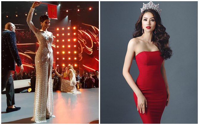 Có động thái mới giữa lúc H'Hen Niê lọt top 5 Miss Universe 2018, Phạm Hương bị trách vì điều này