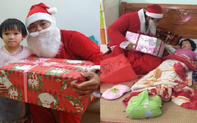 Chạy xe mệt phờ phạc, ông già Noel còn ám ảnh khôn nguôi với cuộc gọi trong đêm muộn Giáng sinh