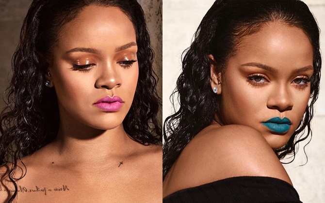 Dự tiệc cuối năm là phải chọn ngay dòng son môi mới nhất của Rihanna mới nổi bật