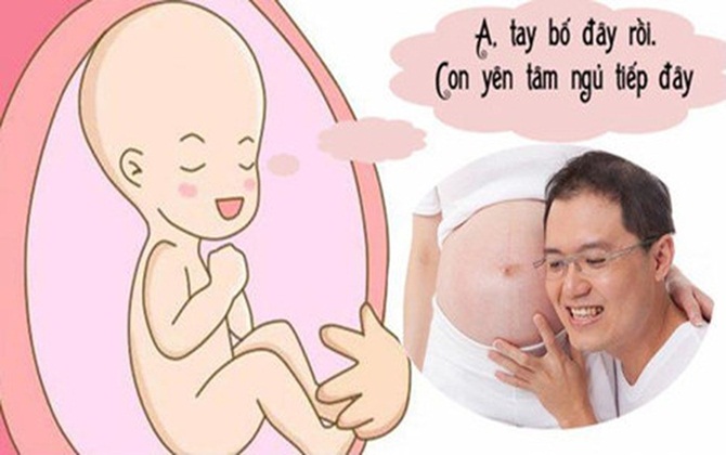 Chỉ cần bố thường xuyên làm những điều này, thai nhi sẽ hạnh phúc, thông minh vô cùng