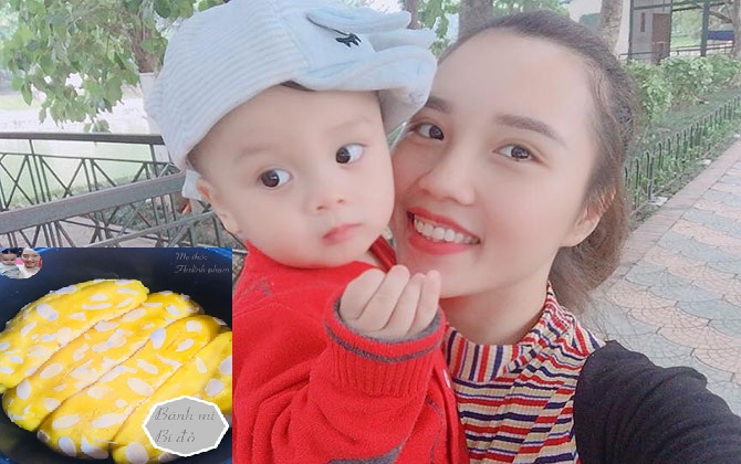 Học mẹ 9X gửi tình yêu thương con vào những chiếc bánh thơm ngon, bé ăn không biết chán là gì