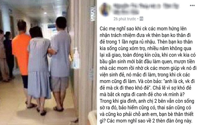 Vợ trẻ ấm ức vì chồng xung phong đưa vợ hàng xóm đi đẻ, chị em rùng mình nghĩ ra điều động trời này