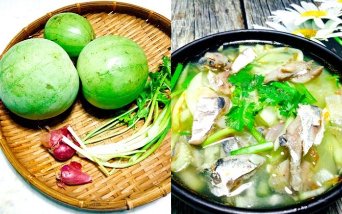 Canh dưa hường nấu cá ngọt mát, ngon không thể chối từ