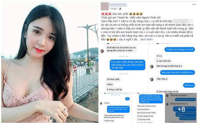 BIẾN SHOWBIZ: Thanh Bi 'Người phán xử' bị tố mua hàng nhưng cố tình tỏ ra ngây thơ hòng quỵt nợ