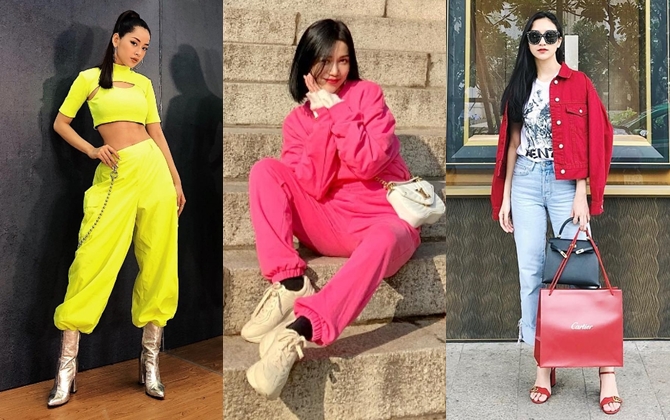 Chi Pu và loạt sao Việt chuộng street style sắc màu sẵn sàng đón Tết