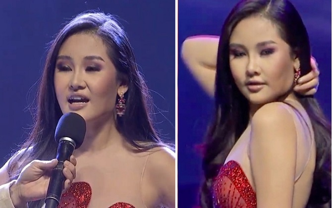 Đạt Á hậu 4 Miss Intercontinental, Ngân Anh lập kỷ lục cho nhan sắc Việt nhưng cách trang điểm của cô có phần hơi đáng sợ