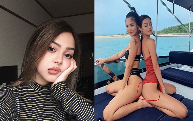 Không chỉ ngực lép, hot girl môi tều Lily Maymac còn để lộ vết rạn da xấu xí, dân mạng thi nhau chỉ cách xóa mờ