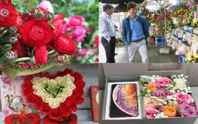 Hoa hồng nhập ngoại cỡ “khủng”, giá chát chúa vẫn có nguy cơ “thất sủng” trong ngày lễ Valentine